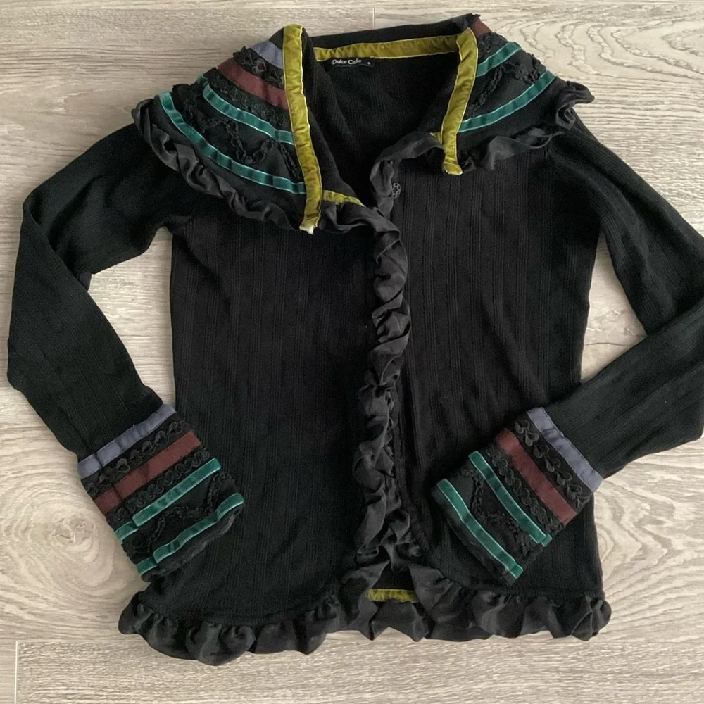 Dolce Cabo long sleeve cardigan sweater - Picture 2 of 8